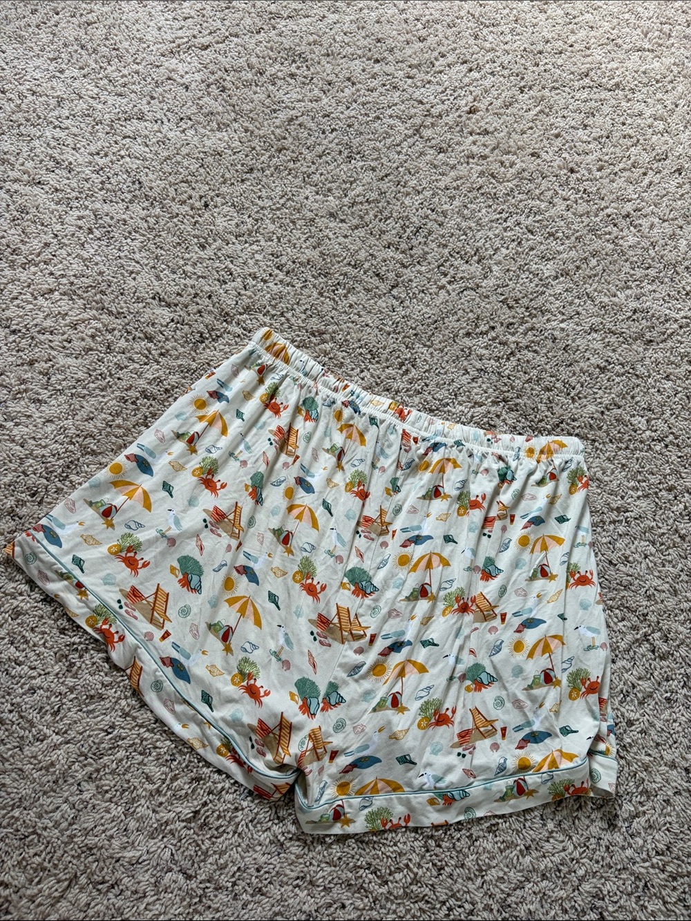 Emerson and Friends Beach Day Bamboo Sleep Shorts Ladies XL - Picture 5 of 5
